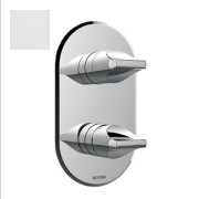 Partie externe pour mitigeur monocommande universel blanc mat Apice - Bossini Z00501045