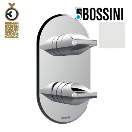 Partie externe pour mitigeur monocommande universel blanc mat Apice - Bossini Z00501045