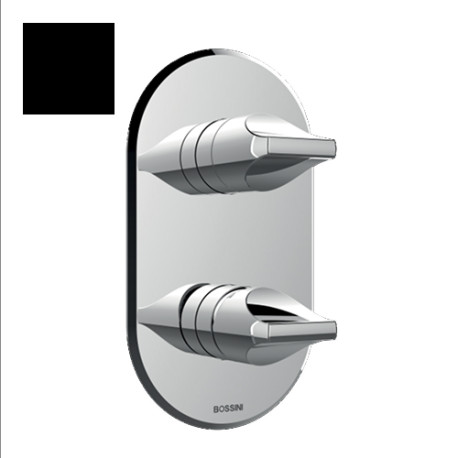 Partie externe pour mitigeur monocommande universel noir mat Apice - Bossini Z00501073