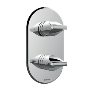 Parties externes pour mitigeur thermostatique universel chromé Apice - Bossini Z00500030
