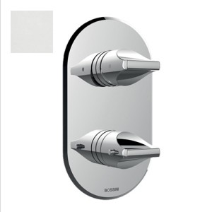 Parties externes pour mitigeur thermostatique universel blanc mat Apice - Bossini Z00500045
