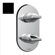 Parties externes pour mitigeur thermostatique universel noir mat Apice - Bossini Z00500073