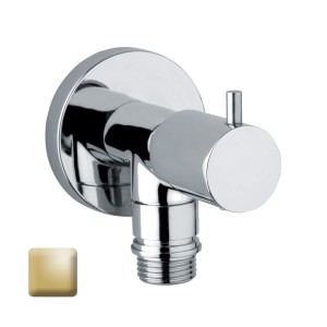 Robinet d’arrêt avec tête à disques en céramique ½’’M or - BOSSINI E57500021