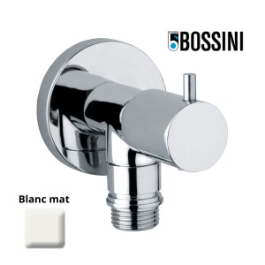 Robinet d’arrêt avec tête à disques en céramique ½’’M blanc mat - BOSSINI E57500045