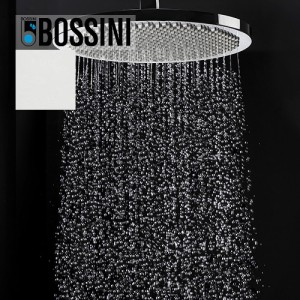 Ensemble pomme de tête douche 280mm bras à angle blanc mat Apice - Bossini H70430H045