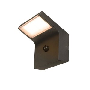 Applique extérieure carrée 2200/3000k Ordi II noir - SLV 1008723