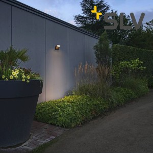 Applique extérieure carrée 2200/3000k Ordi II noir - SLV 1008723