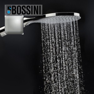 Ensemble pomme de douche et prise d'eau nickel satiné Apice - Bossini CE3002C094