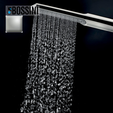 Ensemble douchette et prise d'eau nickel satiné Apice - Bossini CE3004C094