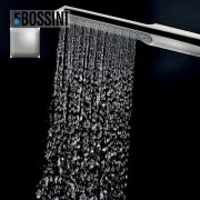 Ensemble douchette et prise d'eau nickel satiné Apice - Bossini CE3004C094