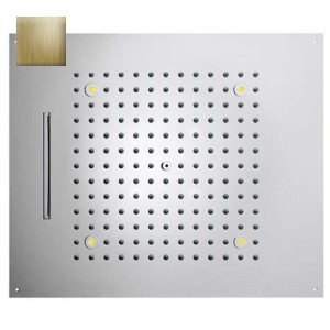 Plafond de douche pour chromothérapie or mat Dream - Bossini H389050021