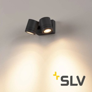 Applique MYRA 2 spots GU10 anthracite - SLV 233095