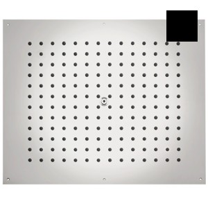 Kit plafond de douche rectangulaire noir mat Dream Flat - Bossini H383910073