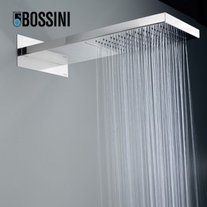 Douche de tête murale rectangulaire chromé Manhattan - Bossini I00570030
