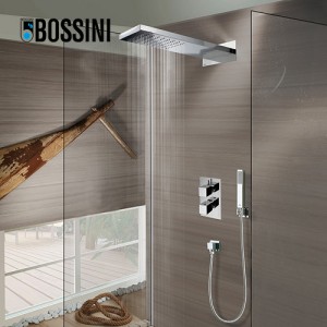 Douche de tête murale monojet chromé Manhattan - Bossini I00575030