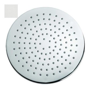 Pomme de tête 250mm jet de pluie autonettoyant blanc mat Elios - BOSSINI I00412045