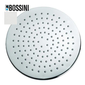 Pomme de tête 250mm jet de pluie autonettoyant blanc mat Elios - BOSSINI I00412045