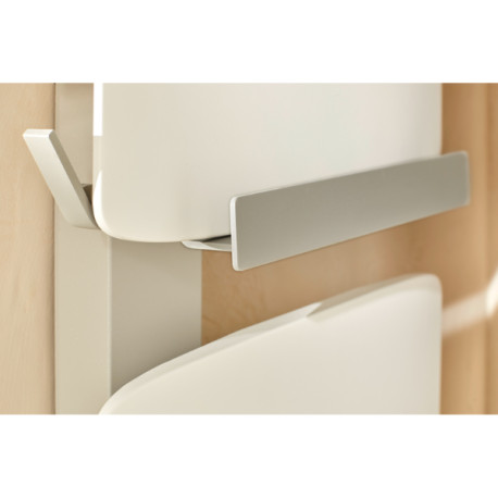 Sèche-serviettes ATLANTIC AMARILIS mât à droite noir 650W 862576