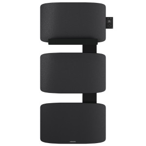 Sèche-serviettes ATLANTIC AMARILIS mât à droite noir 650W 862576