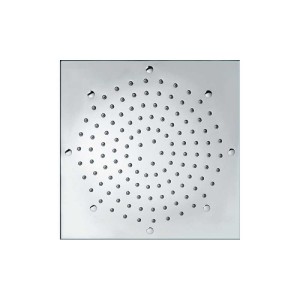 Pomme de tête carrée 260mm jet de pluie autonettoyant chromé Cube - BOSSINI I00715030