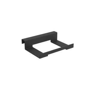 Support pour sèche-cheveux/fer à repasser LLOYD noir mat 140 x 32 x 106 mm - SALGAR 97668 