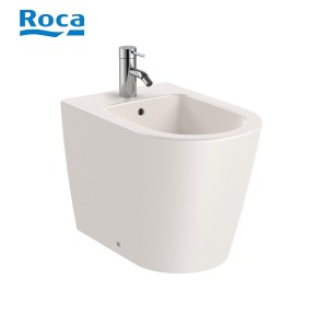 Inspira Round Bidet Au Sol Beige - ROCA A357527650 