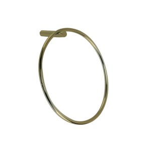 Anneau porte serviette hashi diam. 20 cm or brosse - CRISTINA ONDYNA SHHS0796P 