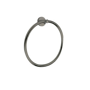 Anneau porte serviette medea chrome noir brosse - CRISTINA ONDYNA SHME0775 