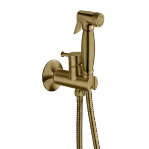 Kit wc mitigeur retro ac flexible et douchette vx bronze mat - CRISTINA ONDYNA WJ67193 