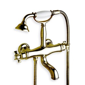 Bain douche chambord thermostatique complet vieux bronze mat - CRISTINA ONDYNA CN18293 