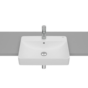 Lavabo semi-encastré Inspira blanc mat - ROCA A32753S620