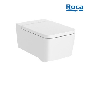 Cuvette de toilette carrée suspendue Inspira blanc mat - ROCA A346537620