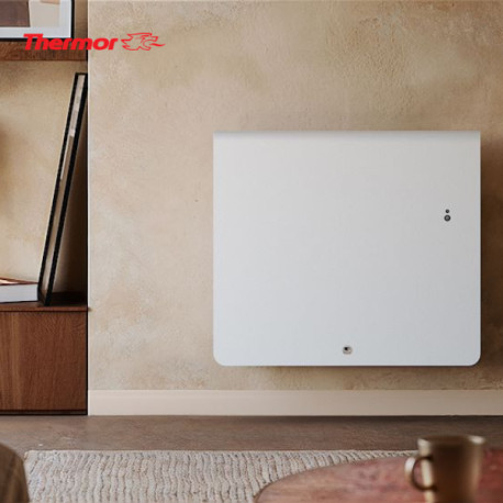 Radiateur électrique chaleur douce 1000W EQUATEUR 5 Horizontal Blanc - THERMOR 428388
