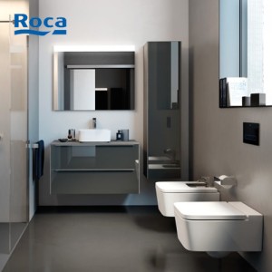 Abattant bidet carré silencio Inspira blanc - Roca A80653200B