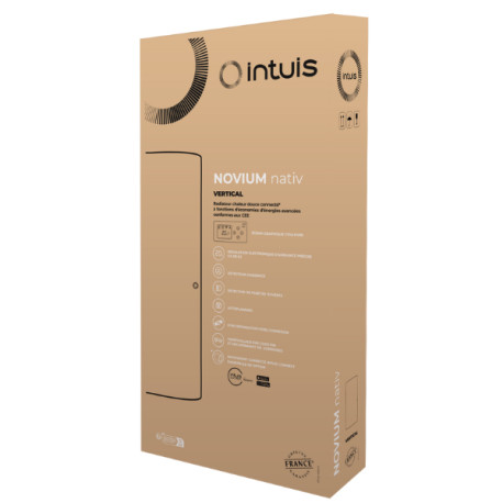 Radiateur chaleur douce NOVIUM NATIV Vertical INTUIS 