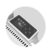 Radiateur électrique horizontal ETIC NATIV INTUIS