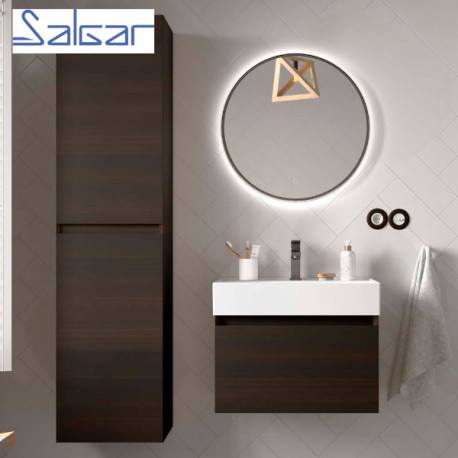 Meuble salle de bains 1 Tiroir Mara 600 Eucalyptus Océanie - SALGAR 113995