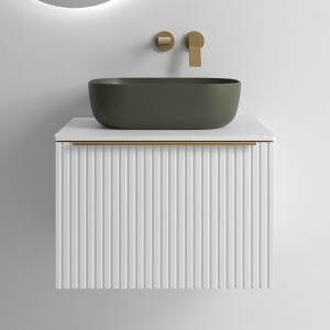 Meuble de salle de bains 1 tiroir BIBA 700 WHITE COTTON - SALGAR 102943