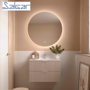 Meuble de salle de bains 2 tiroirs Biba 800 Macchiato - SALGAR 113845