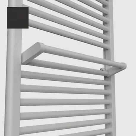 Sèche-serviettes électrique soufflant 500+1000W satin noir Ezybain boost - INTUIS M172425