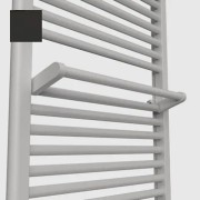 Sèche-serviettes électrique soufflant 500+1000W satin noir Ezybain boost - INTUIS M172425