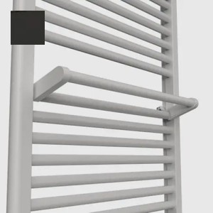 Sèche-serviettes électrique soufflant 750+1000W satin noir Ezybain boost - INTUIS M172426