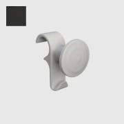 Sèche-serviettes électrique soufflant 750+1000W satin noir Ezybain boost - INTUIS M172426