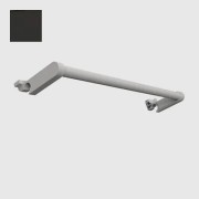 Sèche-serviettes électrique soufflant 1000+1000W satin noir Ezybain boost - INTUIS M172627