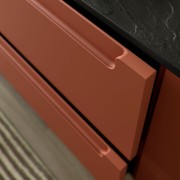 Meuble de salle de bains 2 tiroirs MONTERREY 600 TERRACOTA - SALGAR 103611