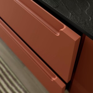 Meuble de salle de bains 2 tiroirs MONTERREY 900 TERRACOTA - SALGAR 103614