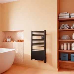 Sèche-serviettes électrique étroit 500W Ezybain nativ noir - INTUIS M245121