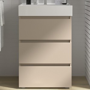 Meuble de salle de bains 3 tiroirs SPIRIT 700 MACCHIATO - SALGAR 103483
