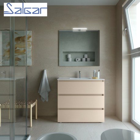 Meuble de salle de bains 3 tiroirs SPIRIT 900 MACCHIATO - SALGAR 103485
