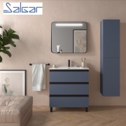 Meuble de salle de bains 3 tiroirs SPIRIT 800 NIGHT BLUE - SALGAR 103494